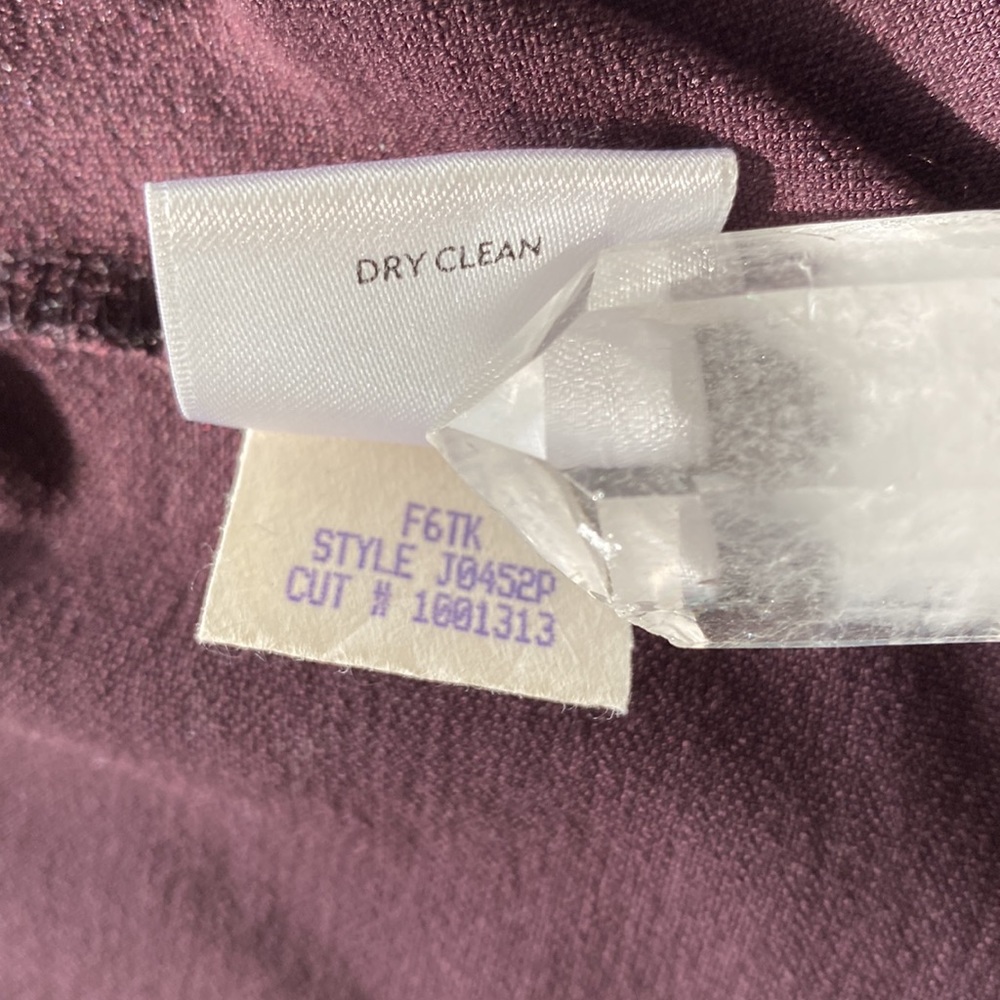 Eileen Fisher Cassis Stretch Crepe Jacket - Picture 5 of 5